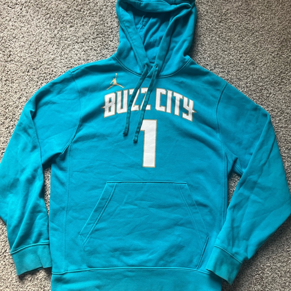 Teal Charlotte Hornets Buzz City Lamelo Ball Hoodie